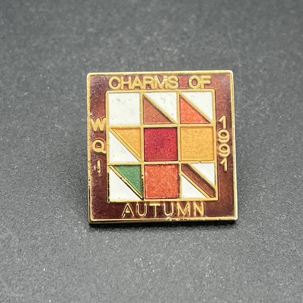 Charms Of Autumn 1991 Lapel Hat Pin